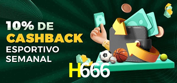 10% de bônus de cashback na H666